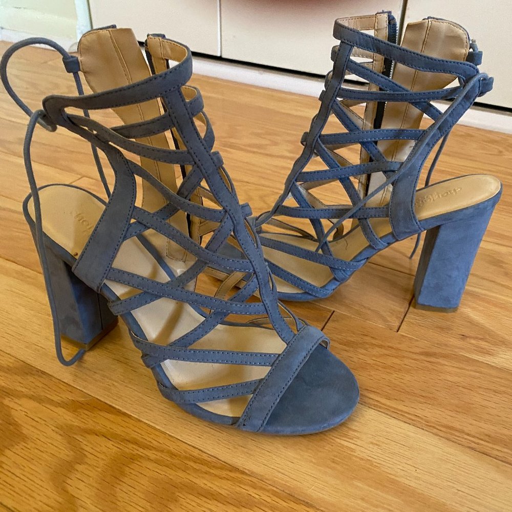 Dusty Blue Heels
